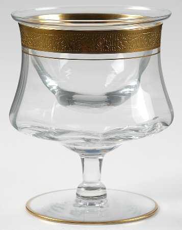 Rambler Rose Clear (Stem 14196) Seafood Cocktail & Liner