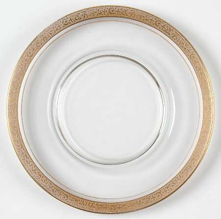 Rambler Rose Clear (Stem 14196) Luncheon Plate
