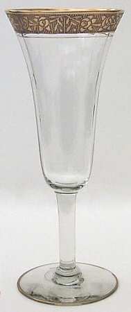 Rambler Rose Clear (Stem 14196) Fluted Champagne