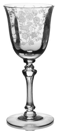 Rambling Rose Sherry Glass