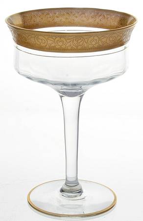 Rambler Rose Clear (Stem 14188) Champagne/Tall Sherbet