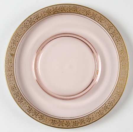 Rambler Rose Pink (Stem 14196) Luncheon Plate
