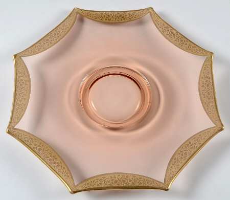 Rambler Rose Pink (Stem 14196) Cheese & Cracker Plate