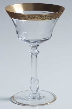 Regent (Gold Encrusted) (#17300) Champagne/Tall Sherbet