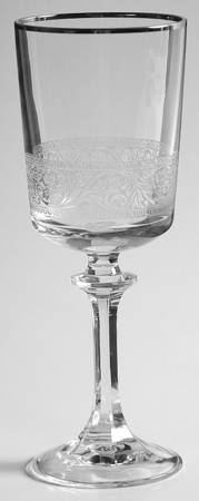 Renaissance Platinum Wine Glass
