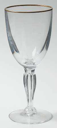 Rhapsody (Gold Trim) Wine Glass