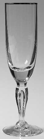 Rhapsody (Platinum Trim) Fluted Champagne