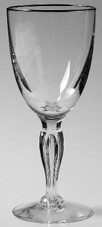 Rhapsody (Platinum Trim) Wine Glass