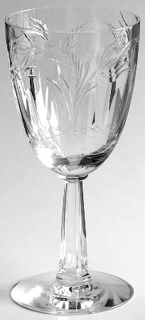 Rose Bud Water Goblet