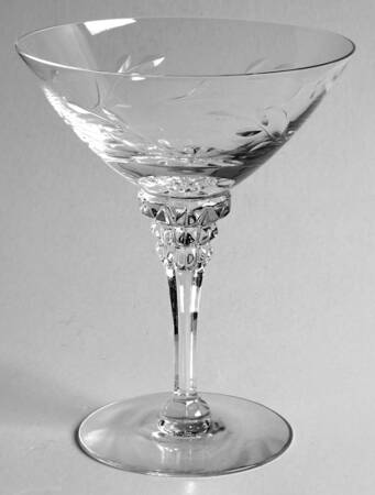 Rose Marie Clear (Cut) Champagne/Tall Sherbet