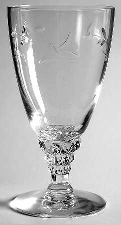 Rose Marie Clear (Cut) Juice Glass