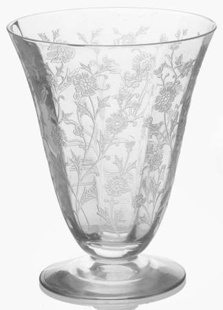 Rose Marie Clear (Etched) Oyster or Fruit Cocktail