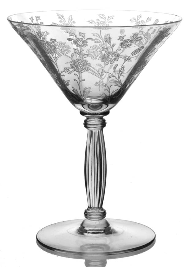 Rose Marie Clear (Etched) Liquor Cocktail
