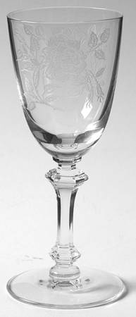 Rose Wine Glass