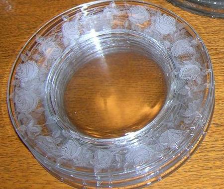 Roses Luncheon Plate