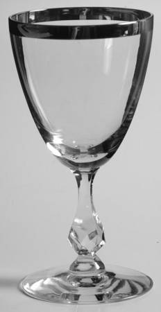 Rubicon (Platinum Trim) Wine Glass