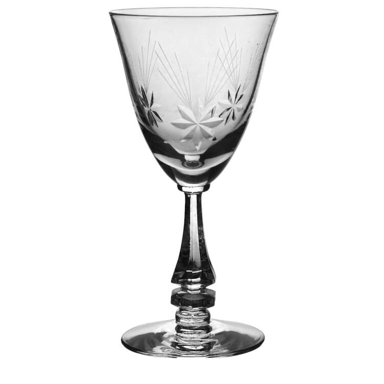 Shooting Star Wine Glass