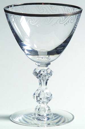 Silver Spray Stem 17601 (Platinum Trim) Liquor Cocktail