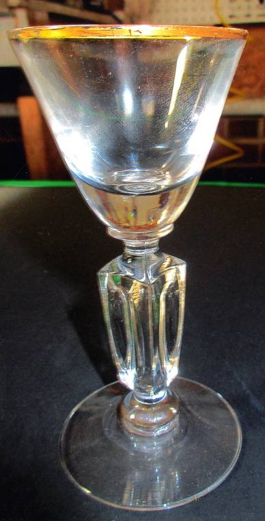 Staccato (Gold Trim) Cordial Glass