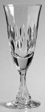 Starlight Clear Fluted Champagne by Tiffin-Franciscan