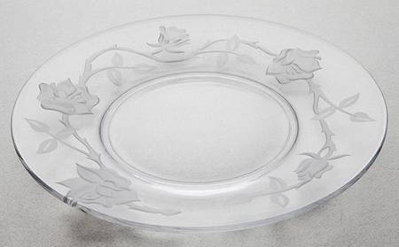 Tea Rose Luncheon Plate