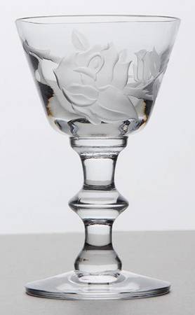 Tea Rose Cordial Glass
