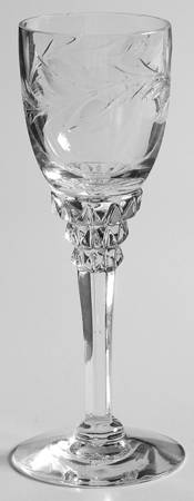 Tiffin Rhodora (Continuous) Cordial Glass