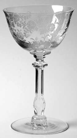 Tiffin Rose (Etched) Liquor Cocktail