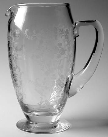 Tiffin Rose (Etched) 56 Oz Pitcher