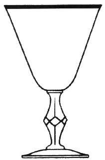 True Love Clear (Gold Trim) by Tiffin-Franciscan