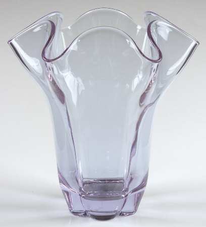 Twilight Blue (Stem 17524) 8" Crimped Vase