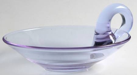 Twilight Blue (Stem 17524) 8" Handled Bowl
