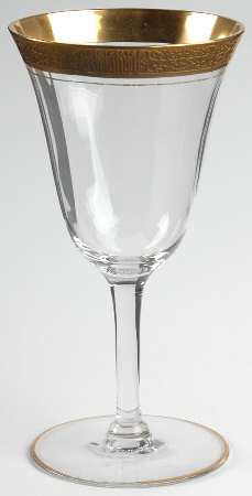Valencia Clear (Gold Encrusted) by Tiffin-Franciscan