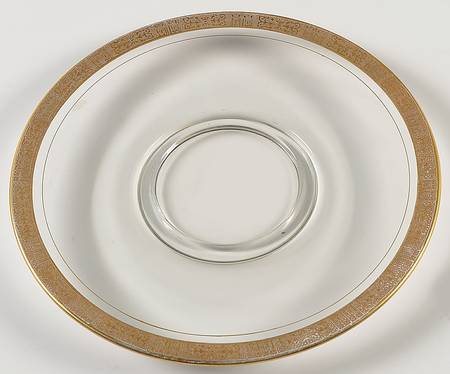 Valencia Clear (Gold Encrusted) Dinner Plate