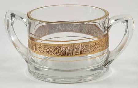 Valencia Clear (Gold Encrusted) Open Sugar