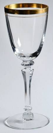 Valencia Clear (Gold Trim) Claret Wine