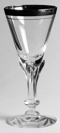 Wedding Day (Platinum Trim) Wine Glass