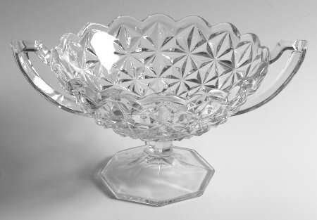 Williamsburg Pressed Handled Footed Bowl