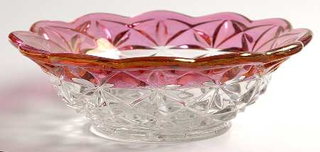 Williamsburg Ruby Flashed 7" Round Bowl