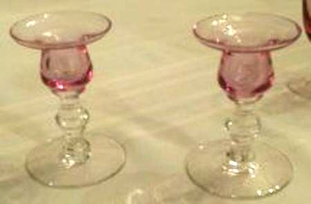 Wistaria Pink (Stem 17394) Single Light Candlestick