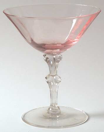 Wistaria Pink (Stem 17576, Optic) Champagne/Tall Sherbet