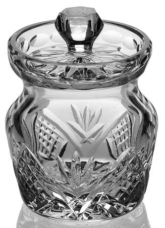 Dove Hill (6 Sided Stem) Honey Jar & Lid