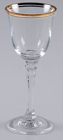 Tudor Gold Cordial Glass