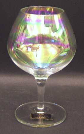 Iris Lustre (Non Optic) Brandy Glass