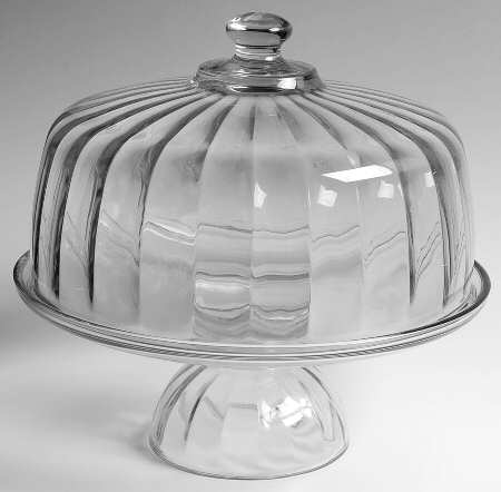 Sierra Cake Plate with Glass Dome