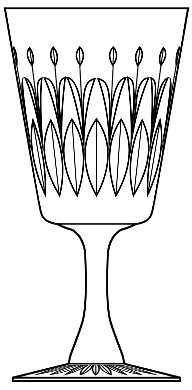 Pharaoh Water Goblet