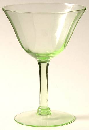14196 Green Champagne/Tall Sherbet