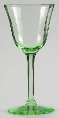 14196 Green Wine Glass