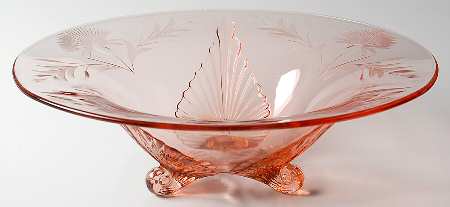 15024-5 12" 3-Toed Footed Bowl
