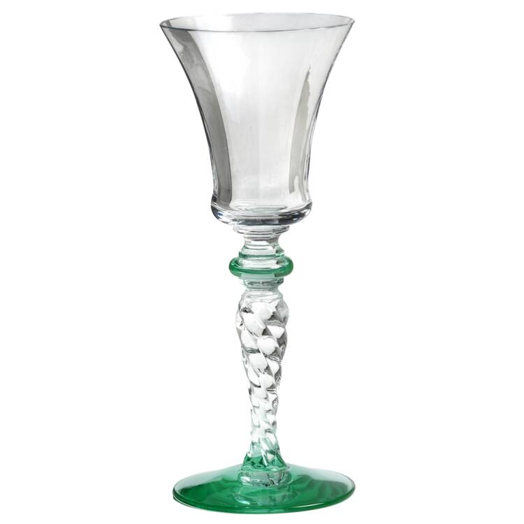 15022 Green Wine Glass